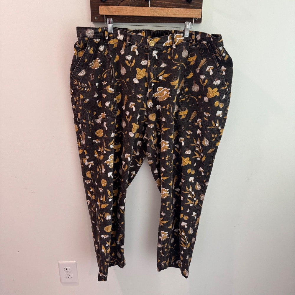 Big Bud Press Work Pants in Cookbook Print Size 22